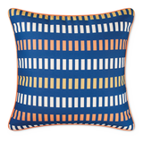 Housse de coussin CANVAS, Colour Spritz, rayures bleu Front_Flat
