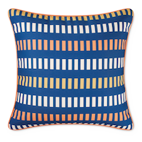 Housse de coussin CANVAS, Colour Spritz, rayures bleu Front_Flat