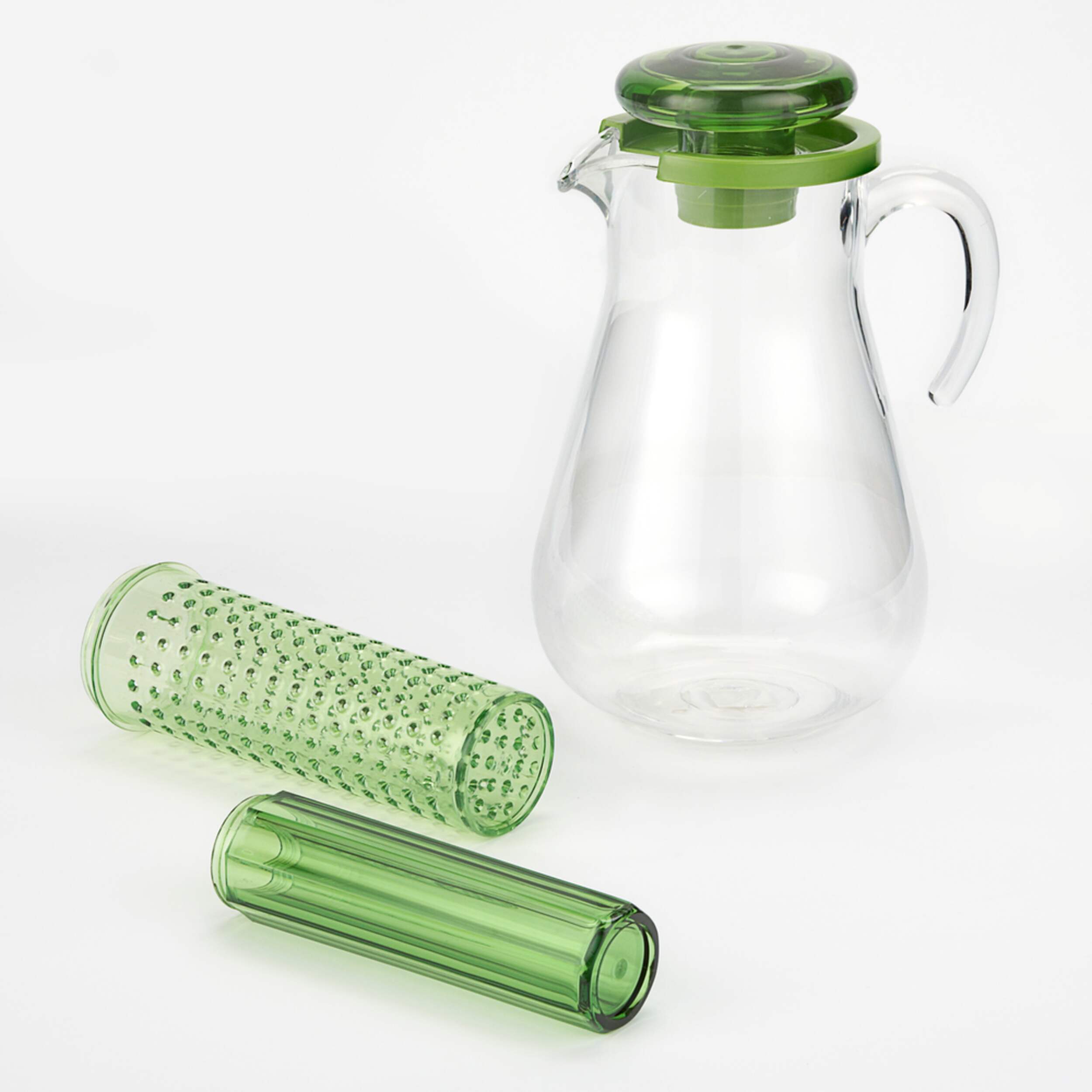 2-in-1 Pitcher with Diffuser and Ice Tube Composite_or_Mixed