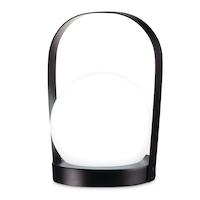 CANVAS Hue Outdoor Patio Colour-Charging LED Orb Lantern Front_Three_Fourths_Angled_Left