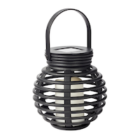For Living Outdoor Solar Powered LED Mini Spherical Lantern Front_Three_Fourths_Angled_Right