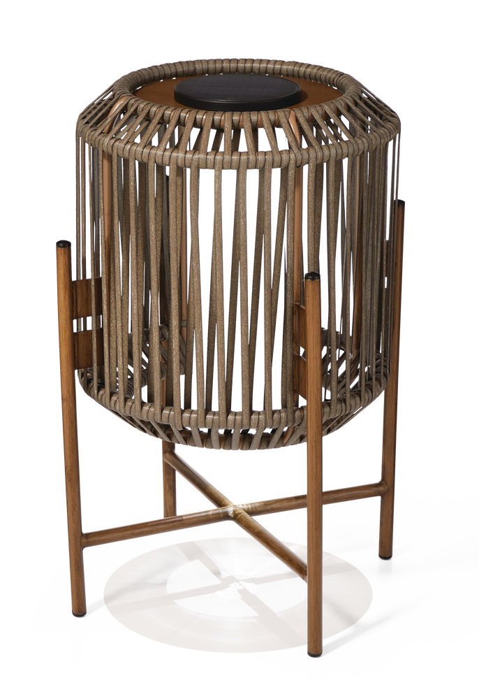 CANVAS Baffin Outdoor Solar Powered Warm White LED Lantern Canadian Tire