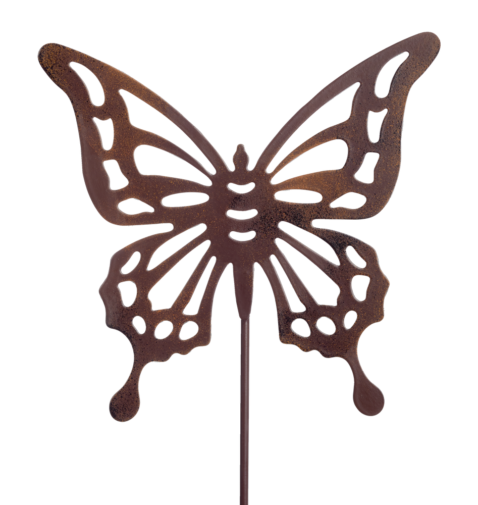 4Pcs Gaden Stakes Decoative, Outdoo Buttefly Deco, Metal