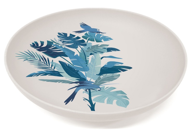 CANVAS Bamboo Fibre Summer Palm Outdoor Bowl Canadian Tire