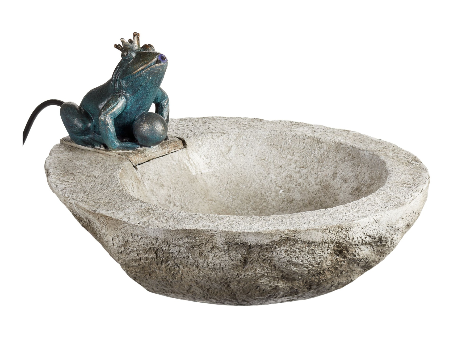 For Living Frog Prince Outdoor Garden Fountain Canadian Tire