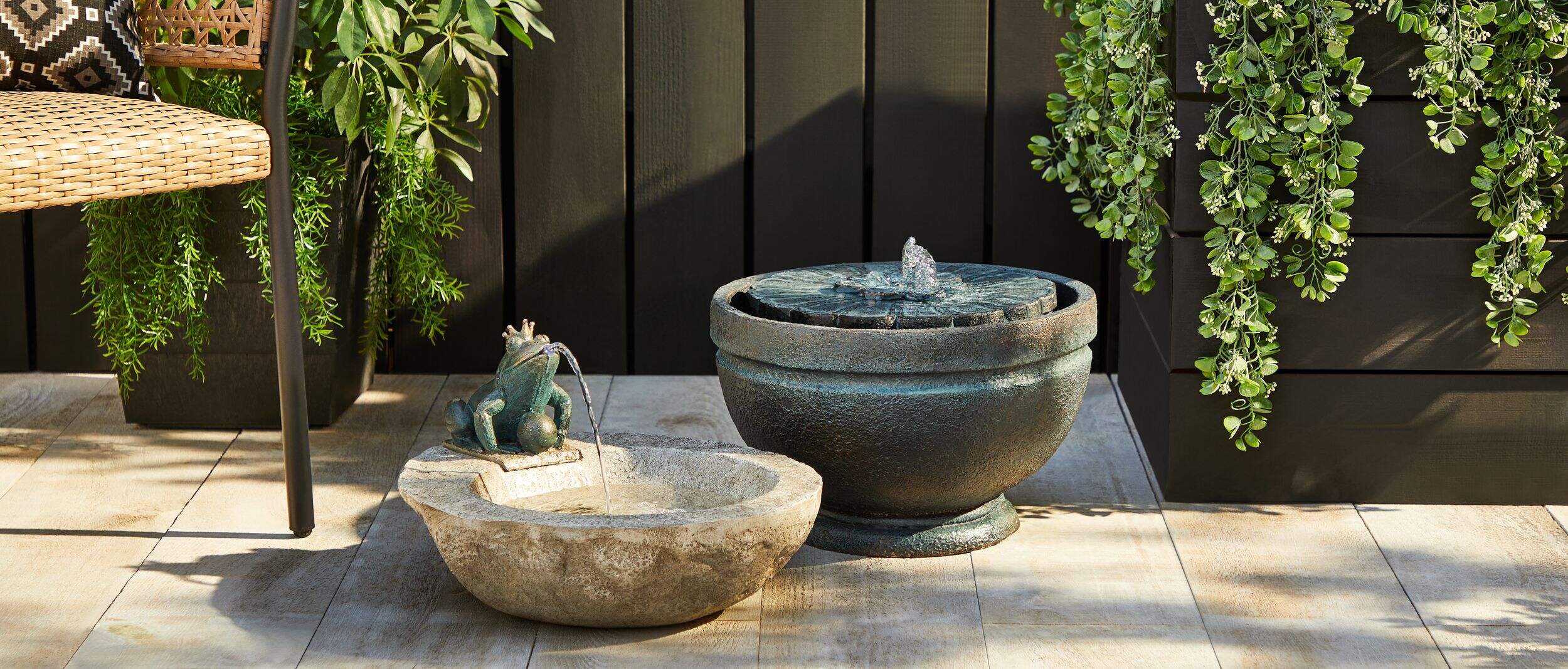 For Living Frog Prince Outdoor Garden Fountain Canadian Tire