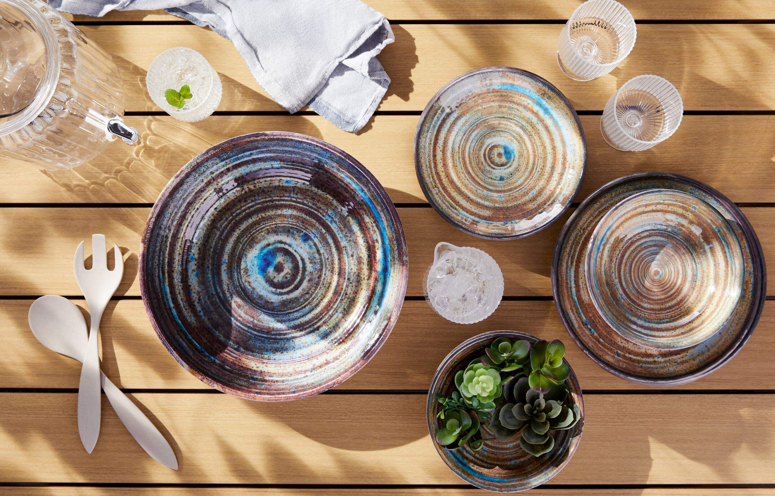 CANVAS Seashore Serving Bowl Canadian Tire