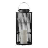 Lanterne cylindrique en osier CANVAS, haute