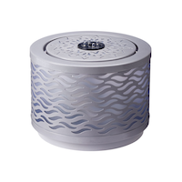 For Living Tabletop Wave Fountain, LED, Electric Pump, 19 cm