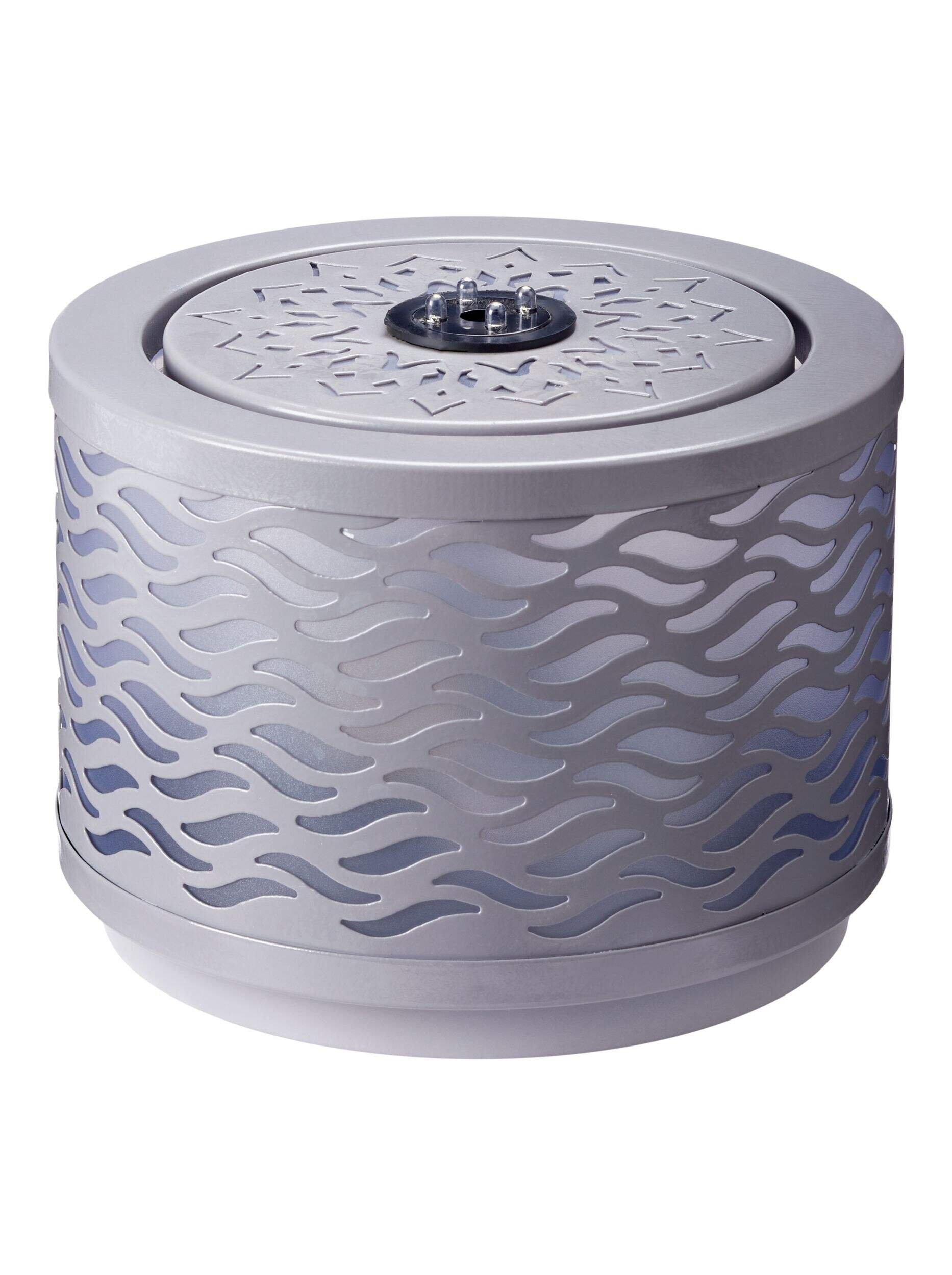 For Living Tabletop Wave Fountain, LED, Electric Pump, 19 cm Front_Elevated