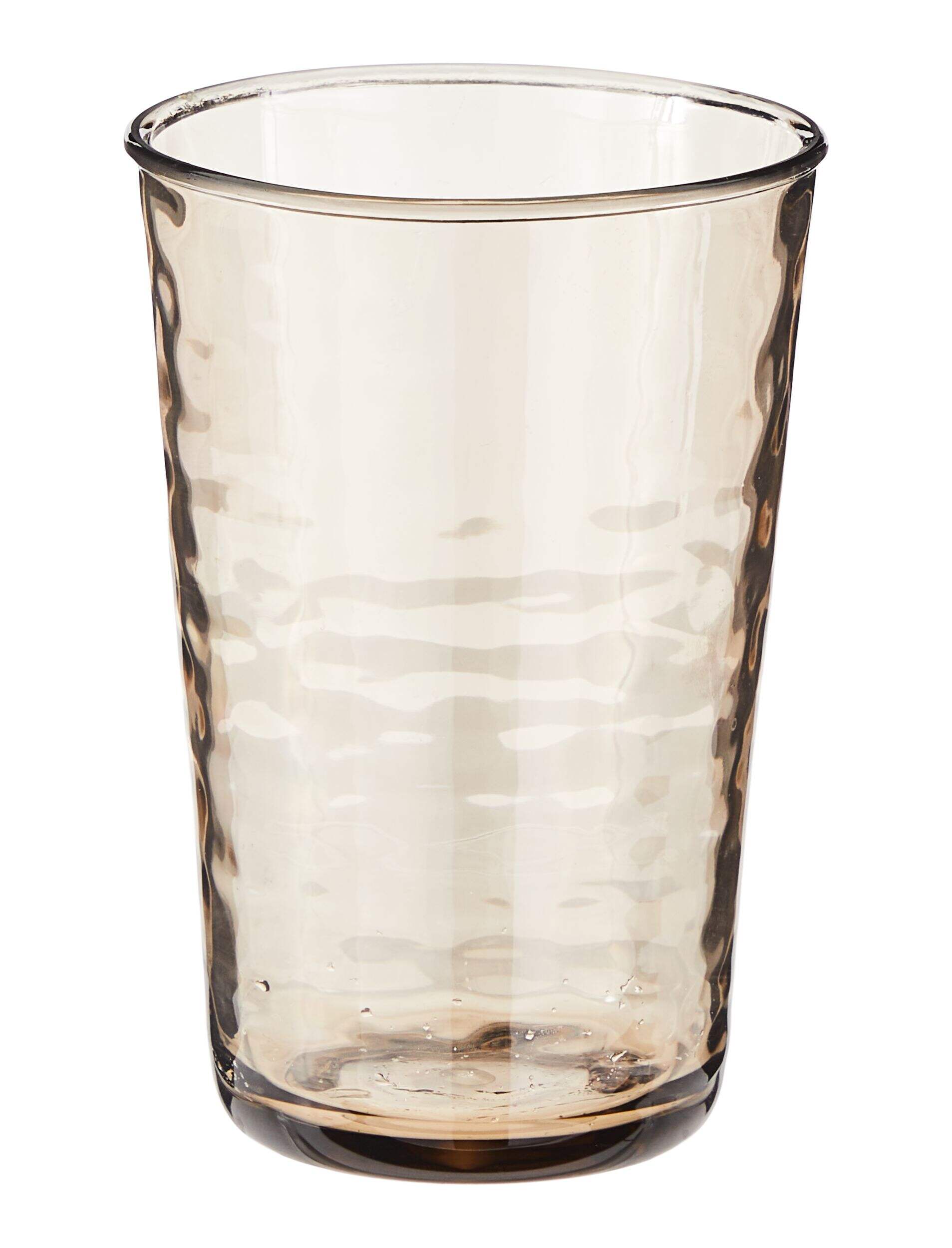 CANVAS Twilight Highball Tumbler, BPA-Free Plastic, Brown, 555-mL Front_Elevated