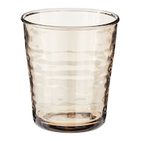 CANVAS Twilight Low Ball Tumbler, BPA-Free Plastic, Brown, 410 mL Front_Elevated