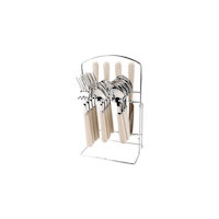 CANVAS Cutlery Rack with  Forks, Knives, Spoons, Teaspoons, Stand