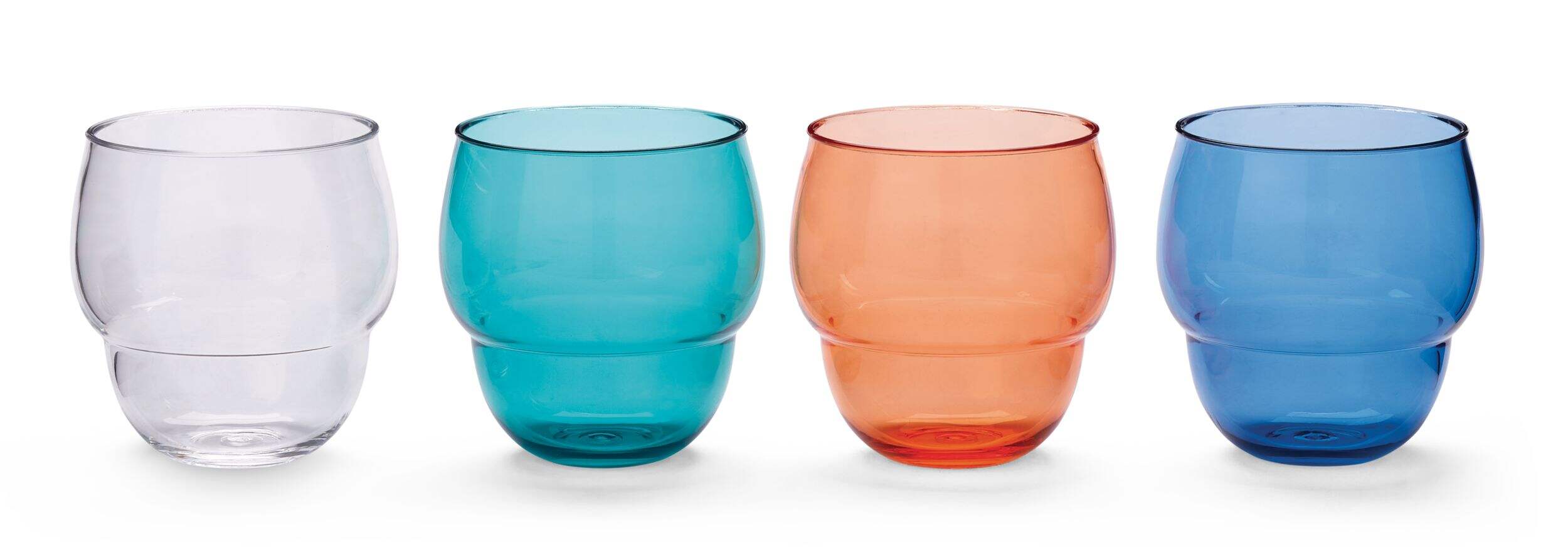 CANVAS Stacking Bubble Glass Set, BPA Free, Dishwasher Safe, Stackable Front_Elevated