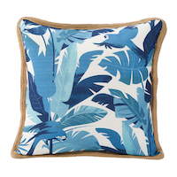CANVAS Summer Palm Outdoor/Patio Accent Cushion, 18-in x 18-in Front_Flat
