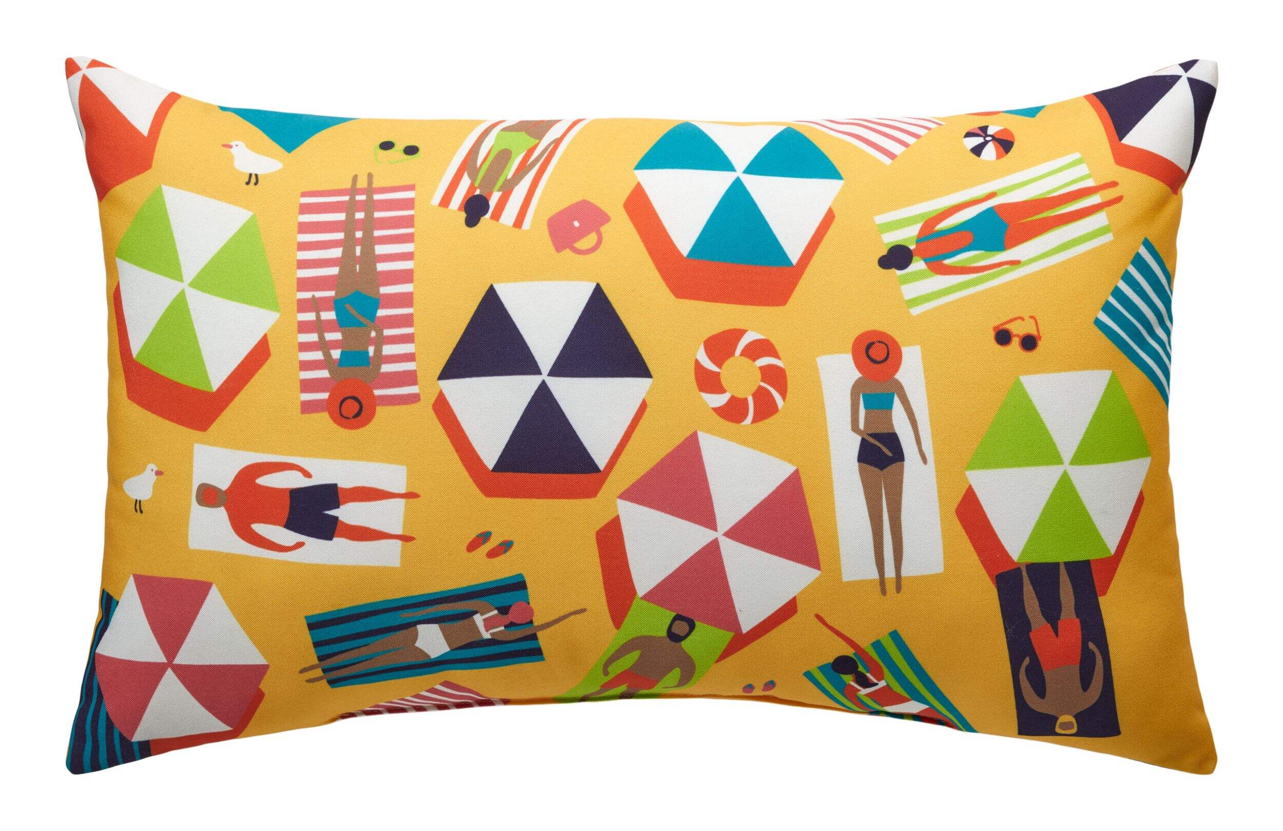 Coussin lombaire de piscine For Living, polyester, 20 x 12 po Front_Flat