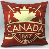 Coussin décoratif Canada, 18 po, choix varié Front_Flat