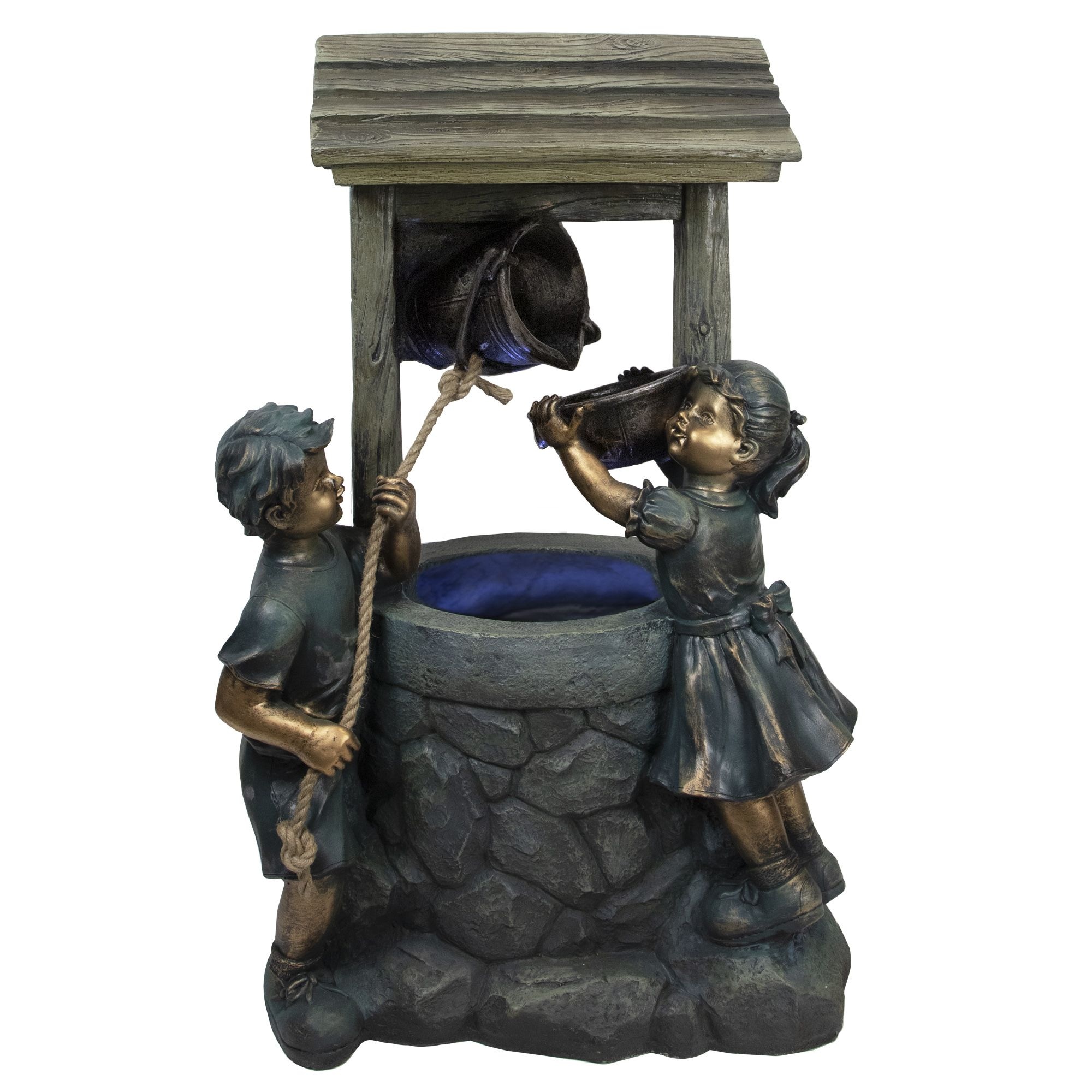 Northlight Lighted Wishing Well Outdoor Water Fountain Canadian Tire