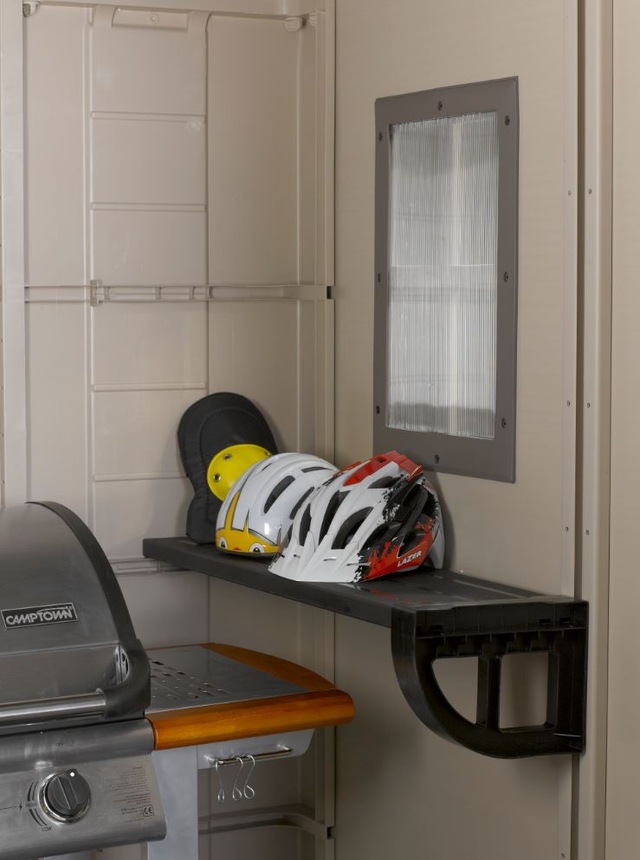 Keter Factor Outdoor Storage Shed, for Patio Furniture and Outdoor