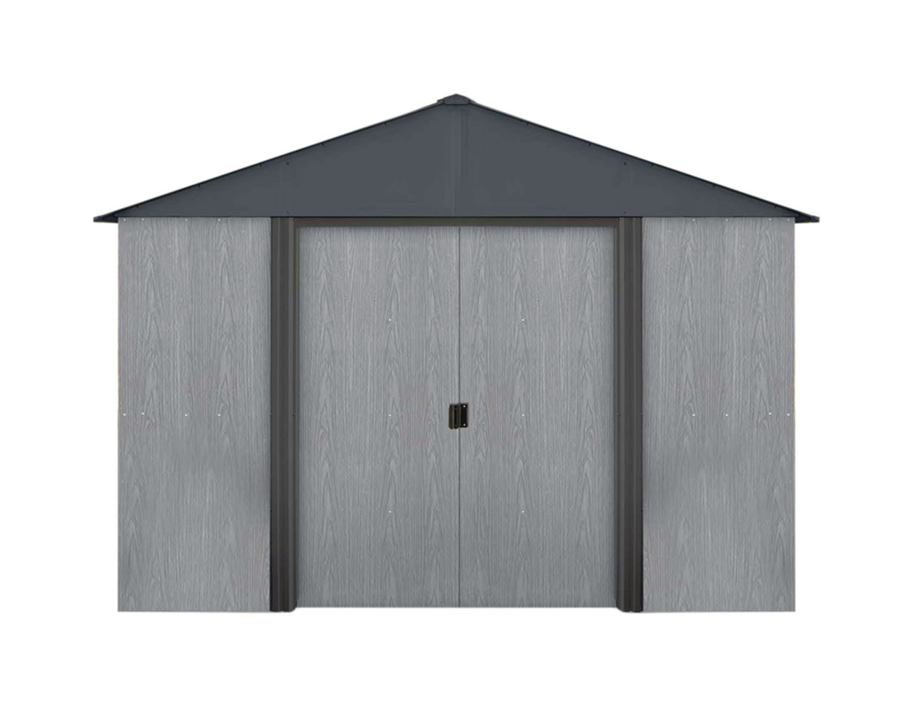 Arrow Driftwood Series Shed, Grey, 10-ft x 10-ft
