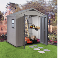 Keter Factor Shed, 8x6-ft Composite_or_Mixed