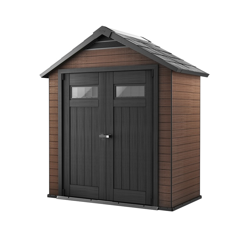 Keter Fusion WoodPlastic Composite Shed, 7.5ft x 4ft Canadian Tire