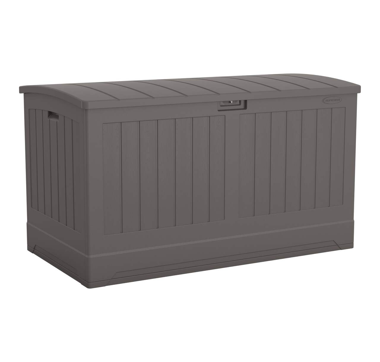 Suncast Resin Outdoor Storage Deck Box, Extra Large, Grey, 200-Gal