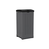 Suncast Trash Hideaway Outdoor Garbage/Trash Refuse Container, 135L Front_Three_Fourths_Angled_Right