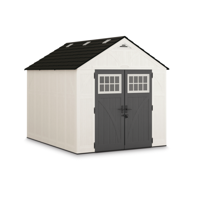 Suncast Tremont Outdoor AllWeather Storage Shed, Pad Lockable Handles, 8ft x 10ft Canadian Tire