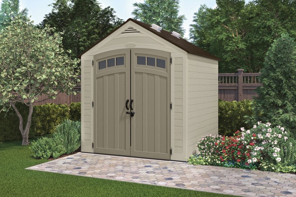 Suncast Vista Resin Storage Shed 7 Ft X Canadian Tire Suncast Vista Resin Storage Shed 7 Ft, Suncast Outdoor Storage Shed 7×7