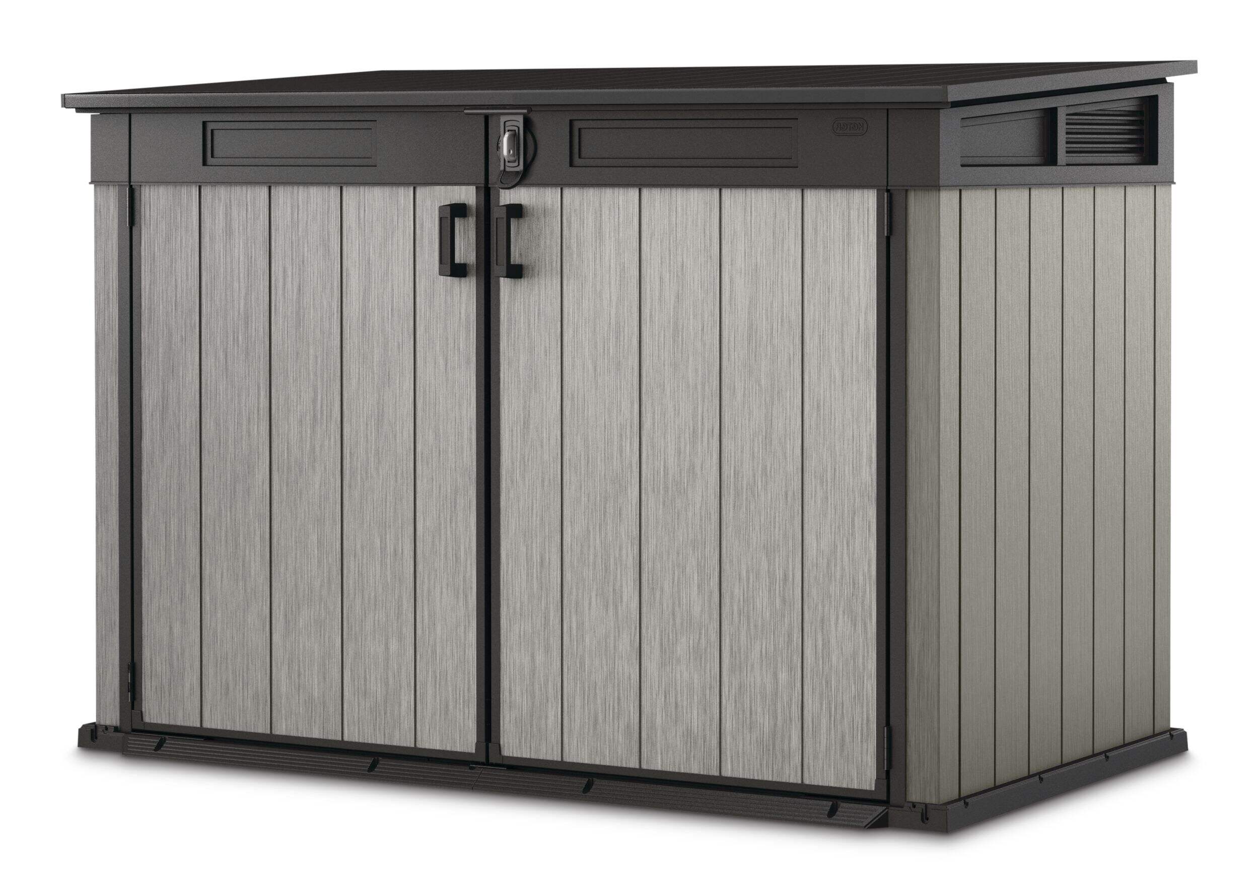 Remise de rangement horizontal Keter Grande-Store, gris, 2 010 L Front_Three_Fourths_Angled_Left