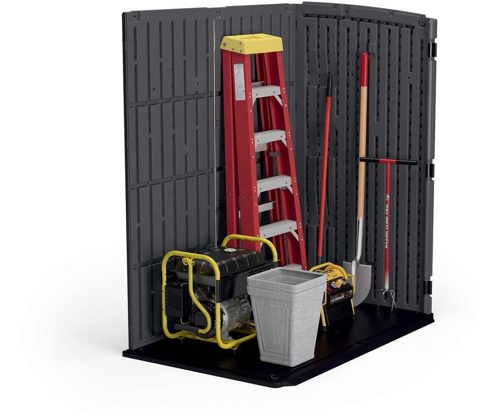 Suncast Extra Large Vertical Storage Shed, Grey, 106cu. ft. Canadian Tire