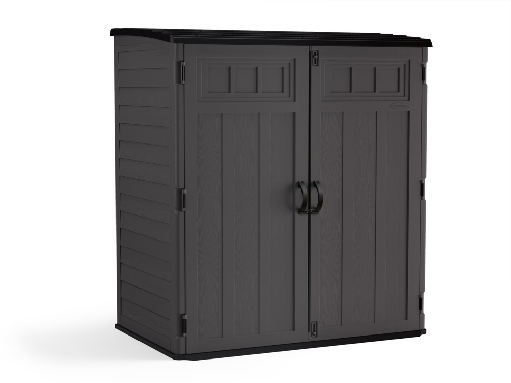 Suncast Extra Large Vertical Storage Shed, Grey, 106cu. ft. Canadian