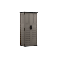 Suncast Vertical Shed, Stoney Front_Three_Fourths_Angled_Right