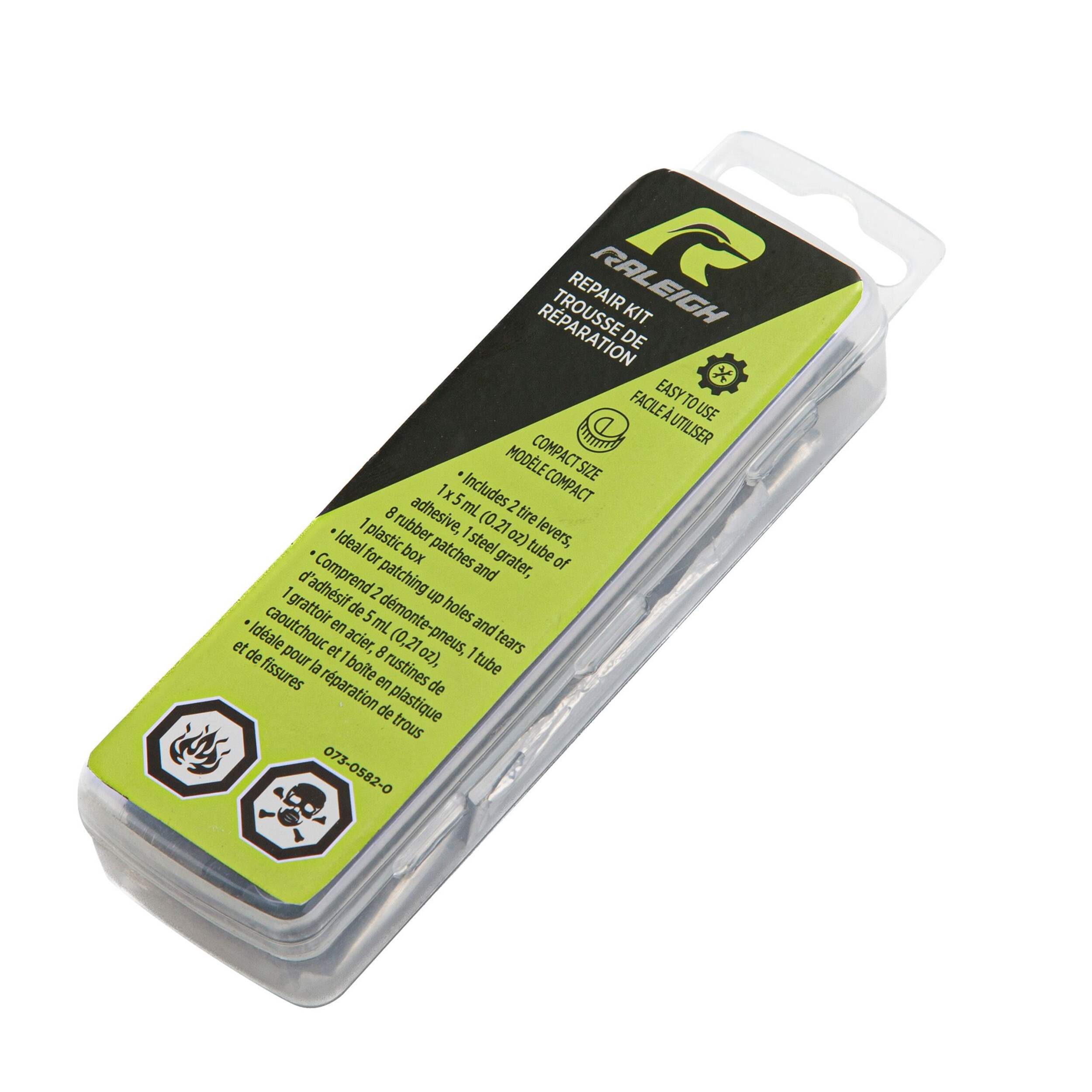 Raleigh Bike Tire Repair Kit Front_Three_Fourths_Angled_Left