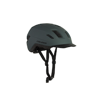 Raleigh Radiant Youth Bike Helmet with Visor, PVC, Grey Front_Three_Fourths_Angled_Right