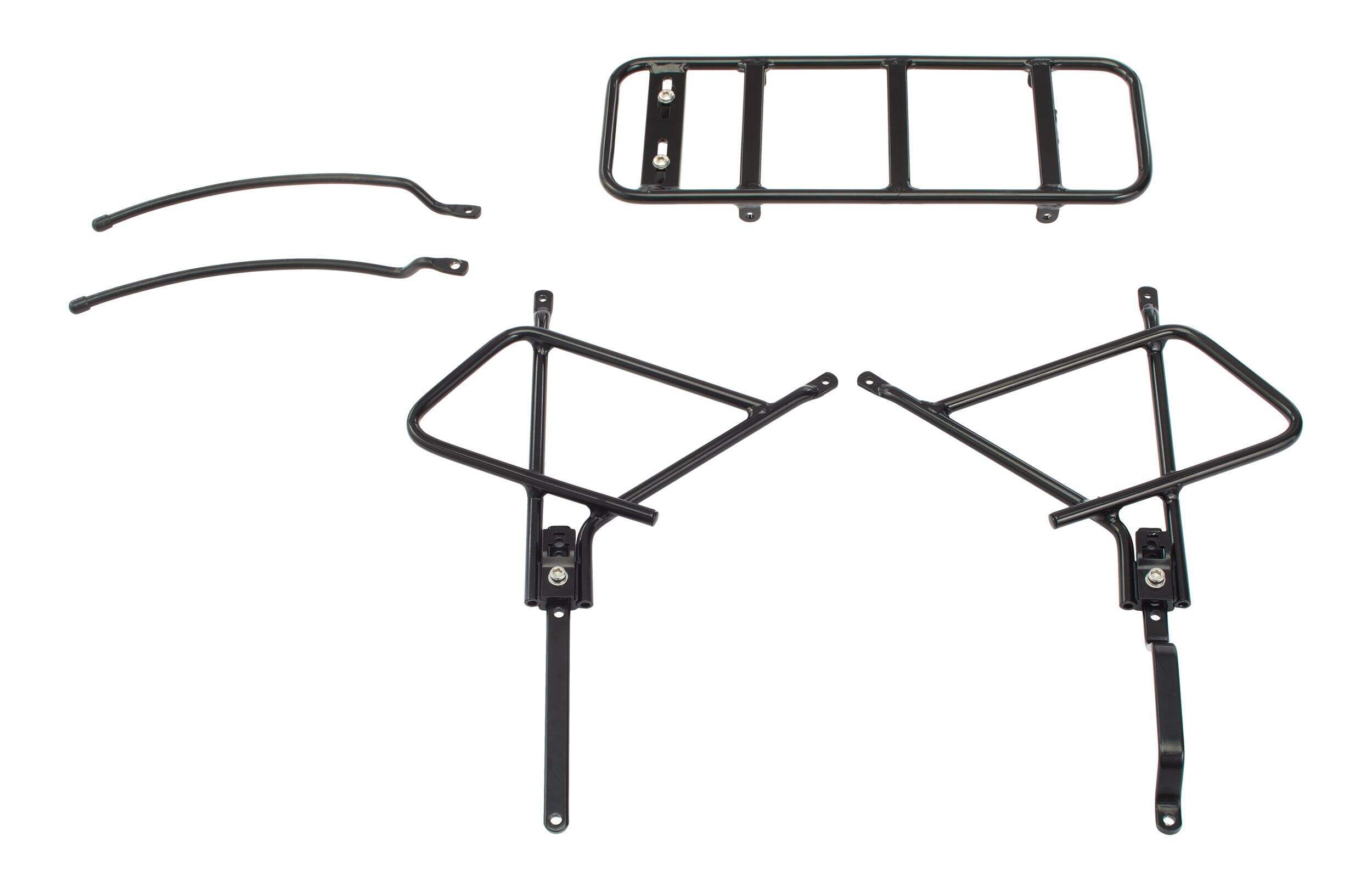 Porte-bagages arrière ajustable pour vélo Raleigh, noir Composite_or_Mixed