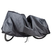 Raleigh All Weather Bike Cover, Universal Size, Black Front_Angled_Left