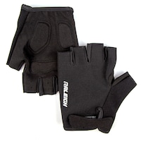 Gants coussinés de vélo à demi-doigts Raleigh, noir, P/TG Composite_or_Mixed