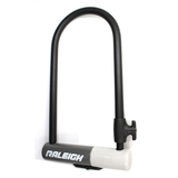 Raleigh Bike U-Lock with Double Bolts, PVC and Steel, 9-in Front_Three_Fourths_Angled_Left