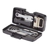 Raleigh Emergency Bicycle Repair Kit, 24-pc, Black Front_Three_Fourths_Angled_Left