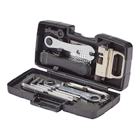 Outils de réparation d'urgence pour vélo Raleigh, 24 pièces, noir