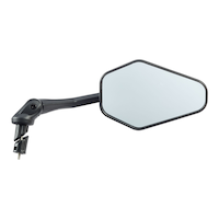 Raleigh Bar End Bicycle Mirror, Black Front_Flat