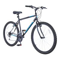 Supercycle Reaction Hardtail Mountain Bike for All Ages, 26-in, Black
