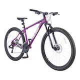 Vélo de montagne semi-rigide Raleigh Summit, roues de 27,5 po, violet Front_Three_Fourths_Angled_Right