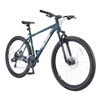 Vélo de montagne semi-rigide Raleigh Summit, roues de 27,5 po, vert Front_Three_Fourths_Angled_Right