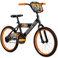 Lucasfilm Star Wars The Mandalorian Kids' Bike with Coaster Brakes, Ages 5-13, 18-in Front_Three_Fourths_Angled_Right