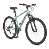 Stratus Rockcliffe Hardtail Mountain Bike, 26-in Wheel, Blue Front_Three_Fourths_Angled_Right