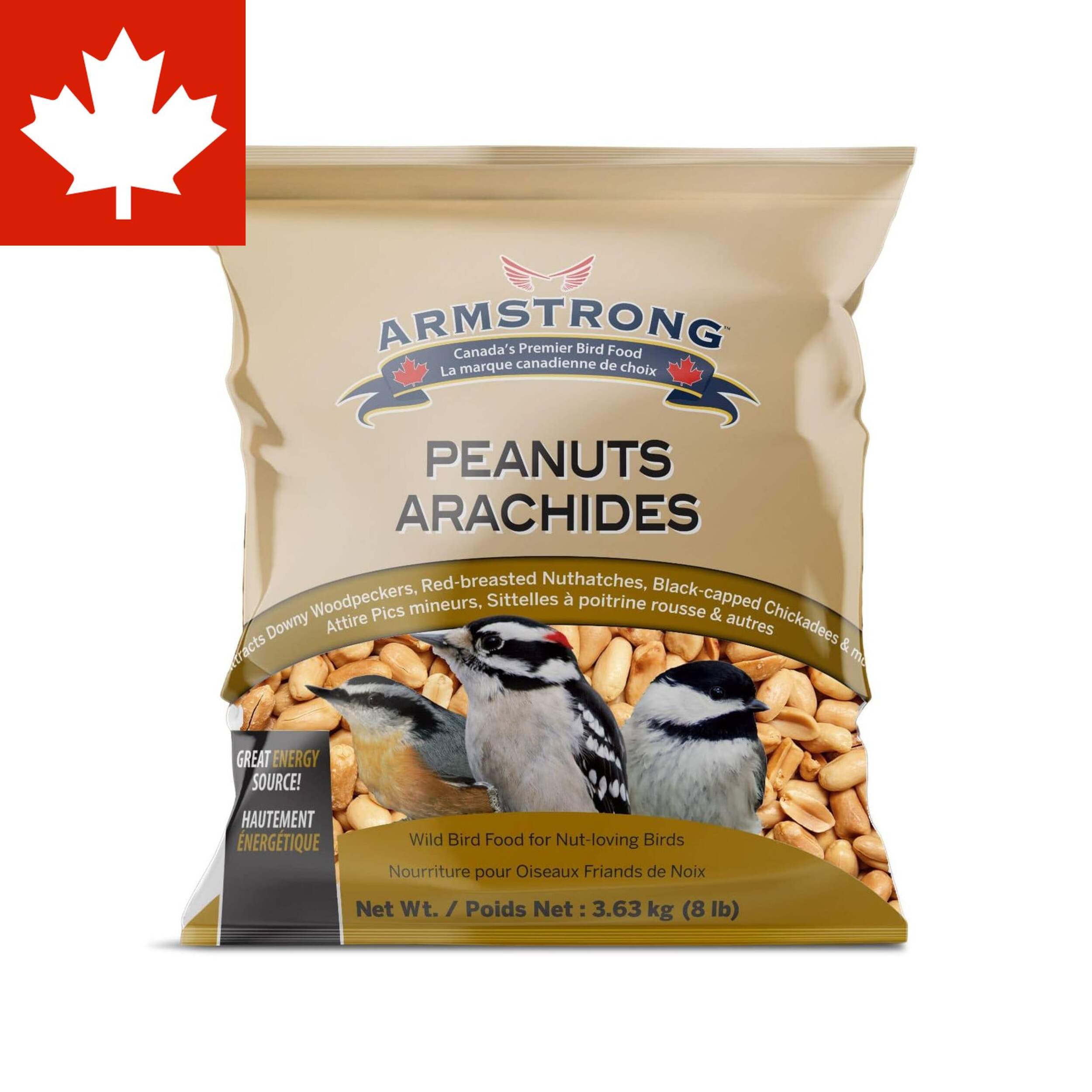 Armstrong Peanut Halves Bird Seed, 3.6-kg Front_Flat