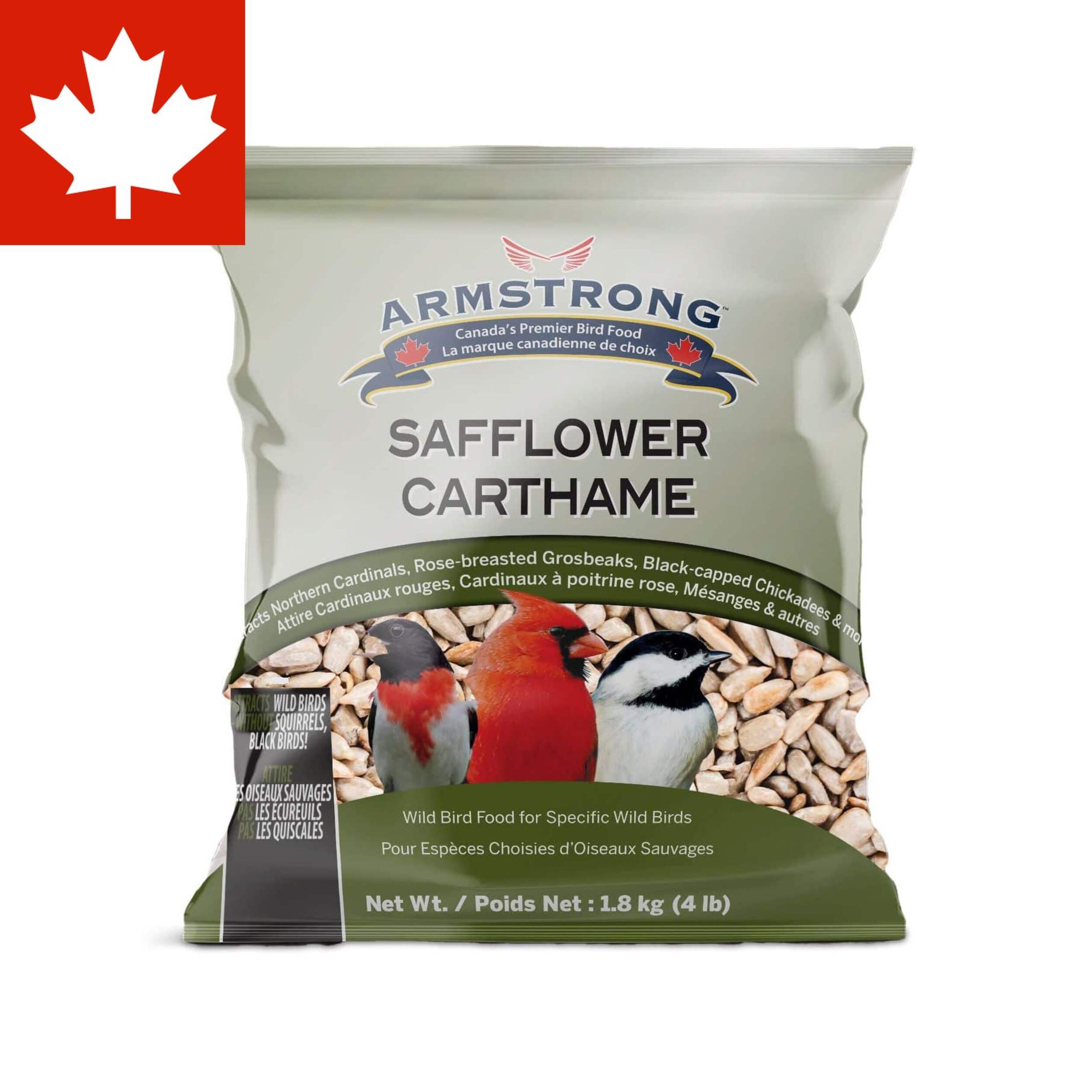 Armstrong Safflower Seeds, 1.8-kg Front_Flat